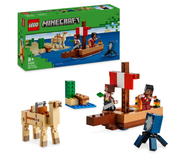 LEGO MINECRAFT 21259 Rejs statkiem pirackim - 1248915 - zdjęcie 2